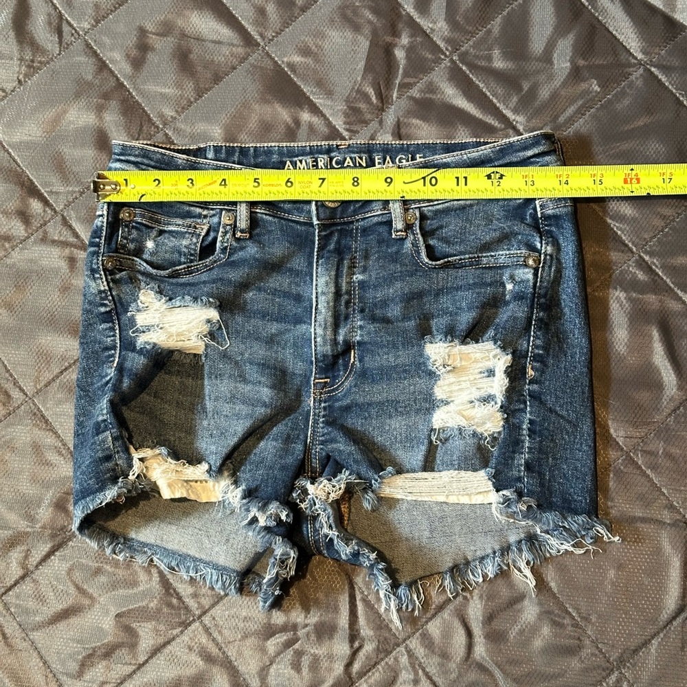 American Eagle Next Level Ripped Denim Shorts - Picture 6 of 6